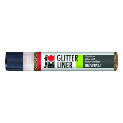 Glitter liner Marabu 25 ml - nugátová 540