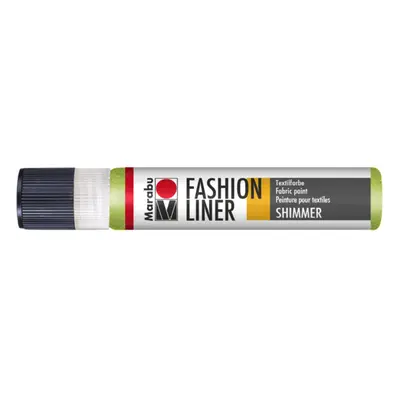 Kontura na textil Marabu Fashion Liner 25ml - 560 třpytivá zelená reseda