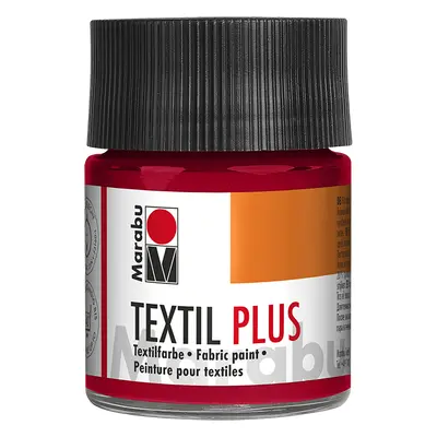 Barva na textil Marabu Textil Plus 50 ml - červená karmín 032