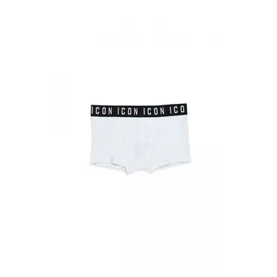 Spodní prádlo dsquared2 bi-pack-icon und short dq100 white + dq518 olive night