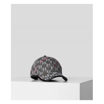 Kšiltovka karl lagerfeld k/monogram dnm print cap multi