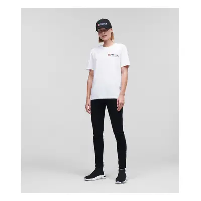 Tričko karl lagerfeld unisex k/pride circle t-shirt white