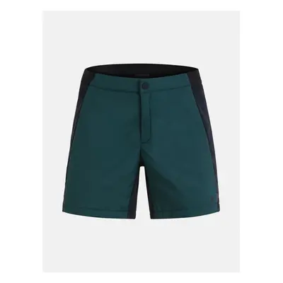 Šortky peak performance w windstopper shorts scarab green/blue shadow