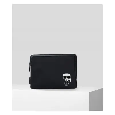 Pouzdro karl lagerfeld k/ikonik nylon laptop pouch black