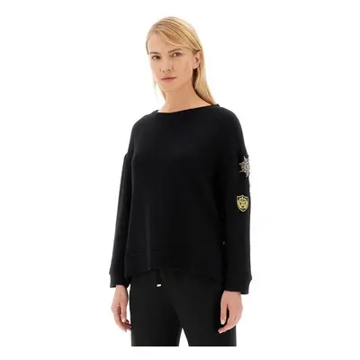 Mikina la martina woman fleece sweater fleece black