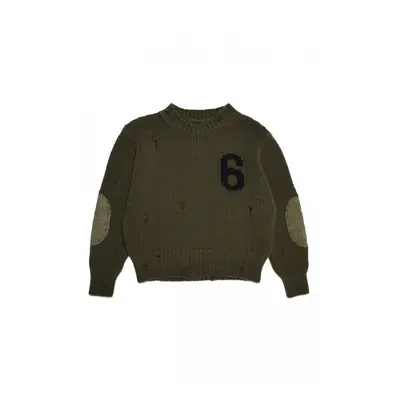 Svetr mm6 knitwear khaki