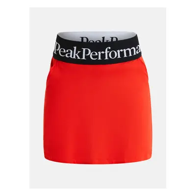 Sukně peak performance w turf skirt racing red