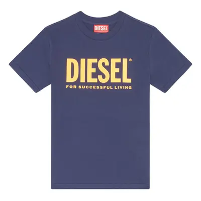 Tričko diesel tjustlogo t-shirt base k8at + orange print