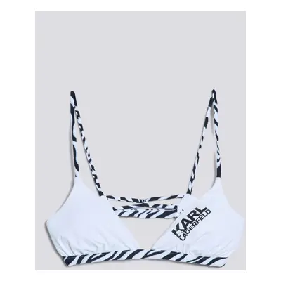 Plavky vrch karl lagerfeld top white