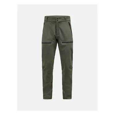 Kalhoty peak performance m stretch trek pants pine needle/limit green