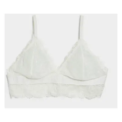 Spodní prádlo karl lagerfeld tailored lace bra white2