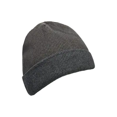 Čepice camel active knitted beanie olive brown