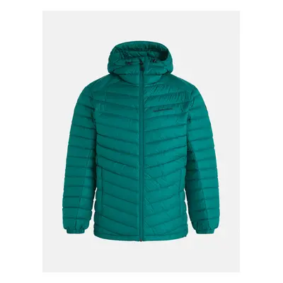 Bunda peak performance m frost down hood jacket green ivy/glazed