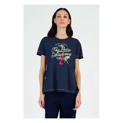 Tričko la martina woman t-shirt s/s jersey navy