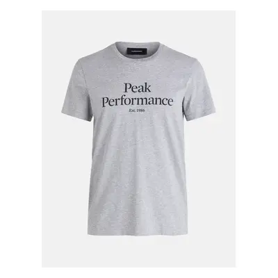 Tričko peak performance m original tee med grey melange