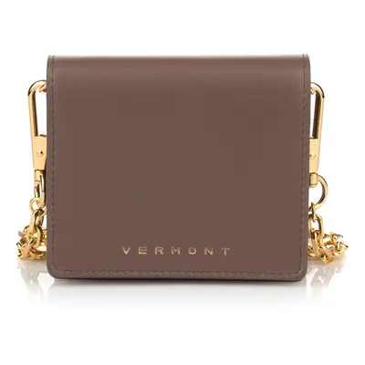 Crossbody vermont chain wallet terra d´ombra