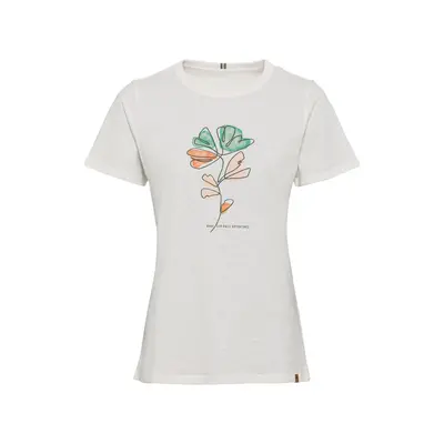 Tričko camel active t-shirt milk white aquarell