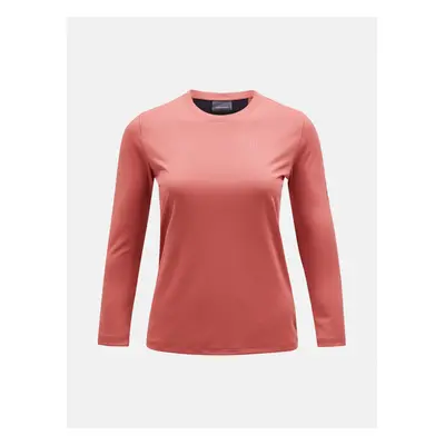 Tričko peak performance w alum light long sleeve trek pink/5bh warm blush