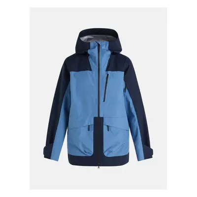 Lyžařská bunda peak performance m vertical 3l gore-tex jacket blue shadow/blue shadow