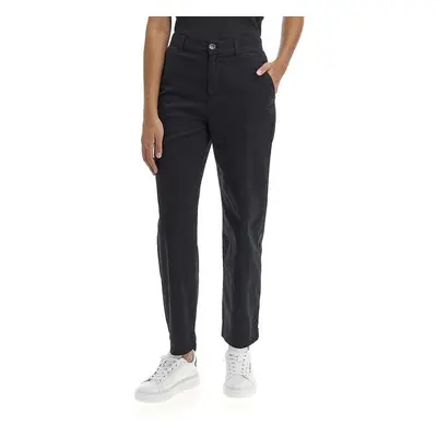 Kalhoty la martina woman trousers cotton twill black