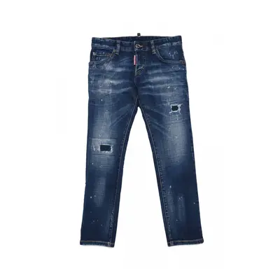 Džíny dsquared2 clement jean trousers blue denim