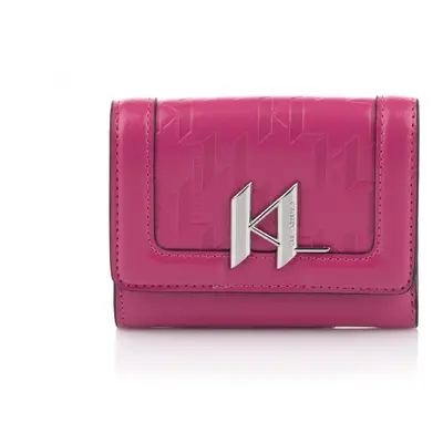 Peněženka karl lagerfeld k/saddle chain md tri-fold wt fuchsia3