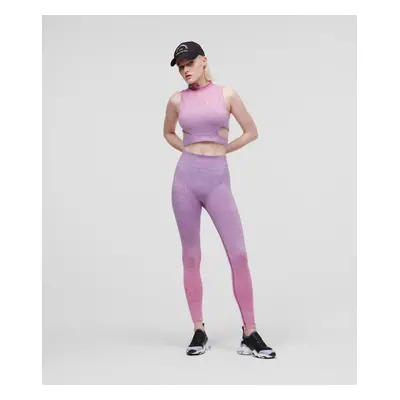 Legíny karl lagerfeld seamless technical leggings purple/pink