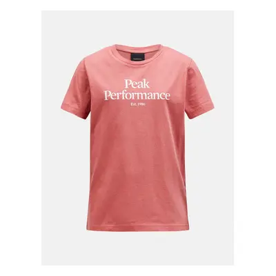 Tričko peak performance jr original tee trek pink/5bh warm blush