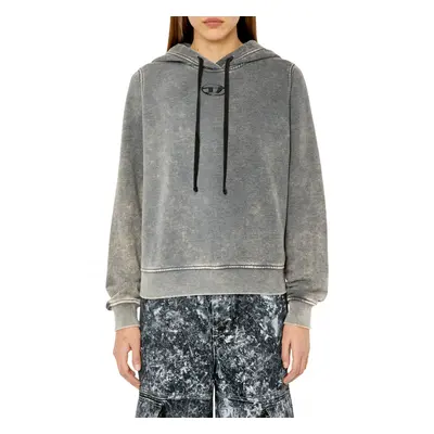 Mikina diesel f-reggy-hood-g2 sweat-shirt caviar