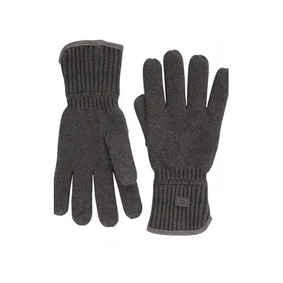 Rukavice camel active knitted gloves olive brown