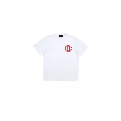 Tričko dsquared2 slouch fit t-shirt white