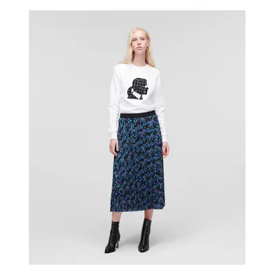 Sukně karl lagerfeld orchid print skirt blueprint