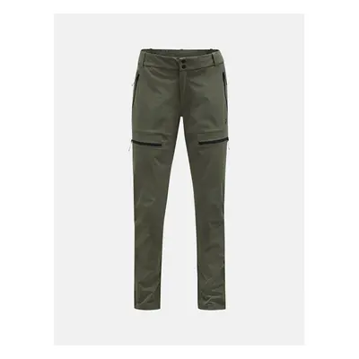 Kalhoty peak performance w stretch trek pants pine needle/limit green