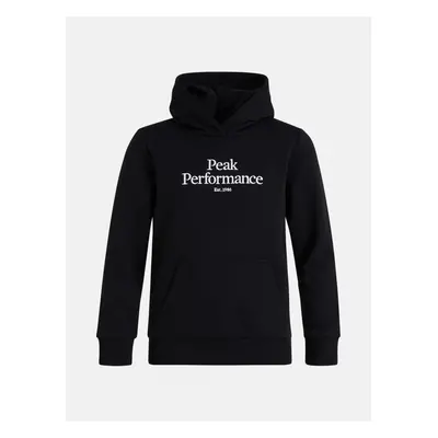 Mikina peak performance jr original hood black/black