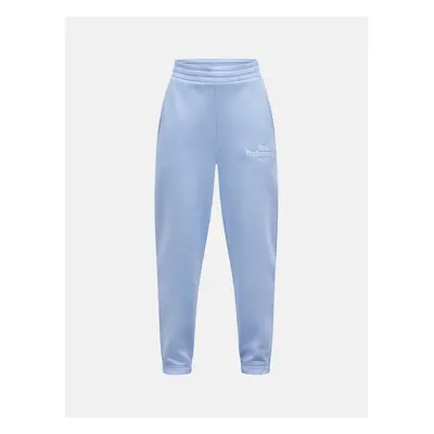 Tepláky peak performance jr original pants amity blue/blue shadow