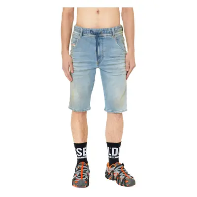 Šortky diesel d-krooshort-z-t shorts denim blue