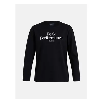 Tričko peak performance jr original ls black