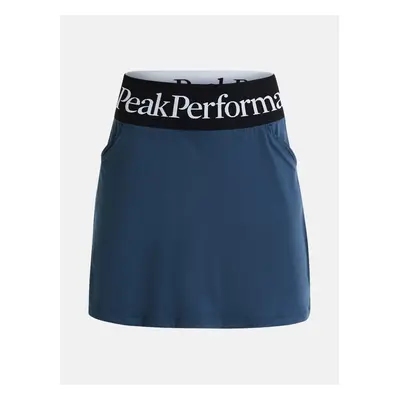 Sukně peak performance w turf skirt blue steel midnight