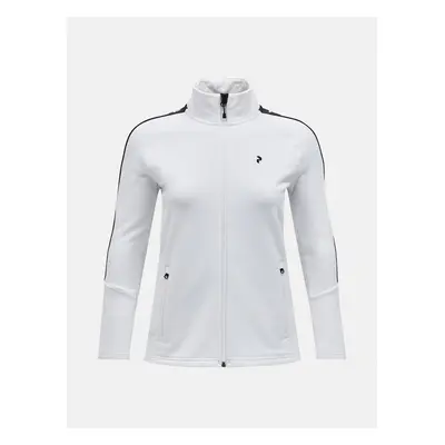 Mikina peak performance w rider zip jacket offwhite/iron cast