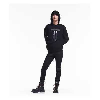 Mikina karl lagerfeld klxcd avatar sweatshirt black