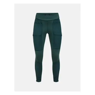 Legíny peak performance w vislight track tights scarab green/black