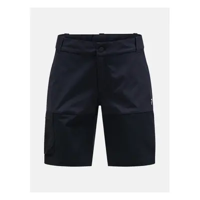 Šortky peak performance w stretch hike shorts black/black