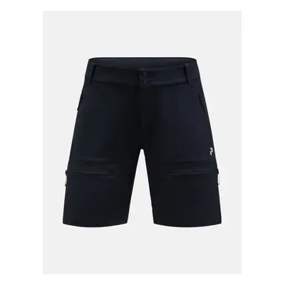 Šortky peak performance w stretch trek shorts black/black