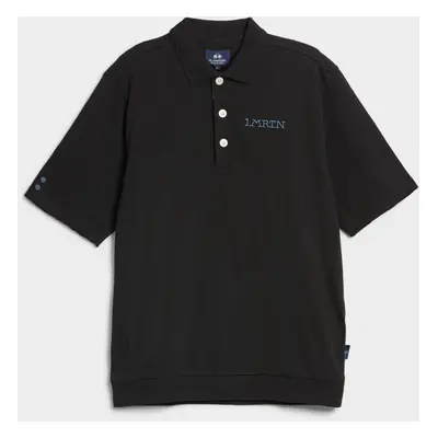 Polokošile la martina man polo s/s cotton jersey black