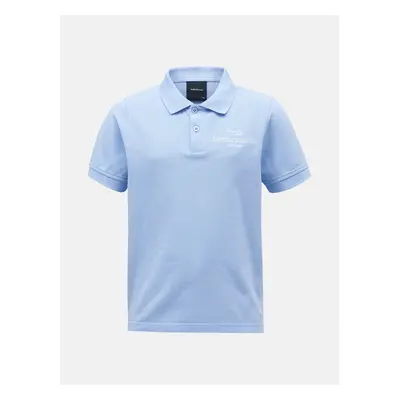 Polokošile peak performance jr original polo amity blue/blue shadow