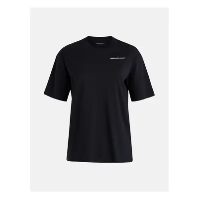 Tričko peak performance w r&d print t-shirt black