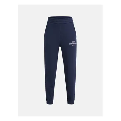 Tepláky peak performance jr original pants blue shadow