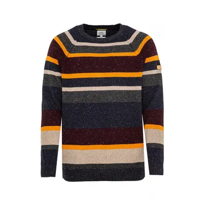 Svetr camel active knit 1/1 crewneck merlot