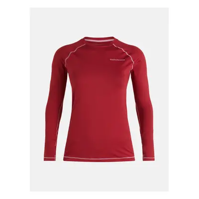 Termo prádlo peak performance w spirit crew rogue red/the alpine/rogue red