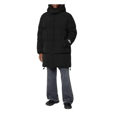 Bunda diesel w-rolf-long-nw jacket black